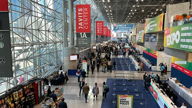 A trade show